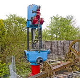 poldark tin mine 13-5-09 simplex steam pump